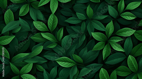 green leaves background | generative AI