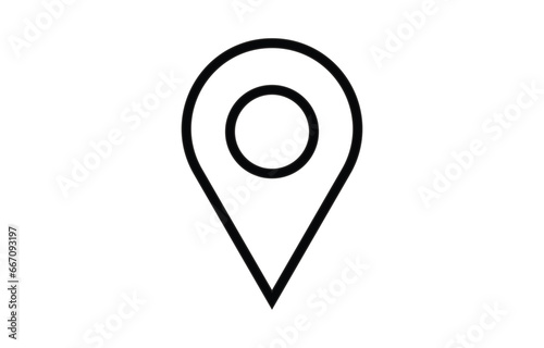 Free Download Location icon in Basic straight flat style. Collection of vector symbol on white background. Vector illustration. - GFXLoad