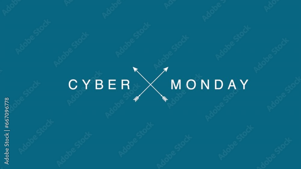 Retro Cyber Monday text with arrows on blue gradient, motion abstract holidays, minimalism and promo style background Retro Cyber Monday text with arrows on blue gradient, motion abstract holidays, minimalism and promo style background