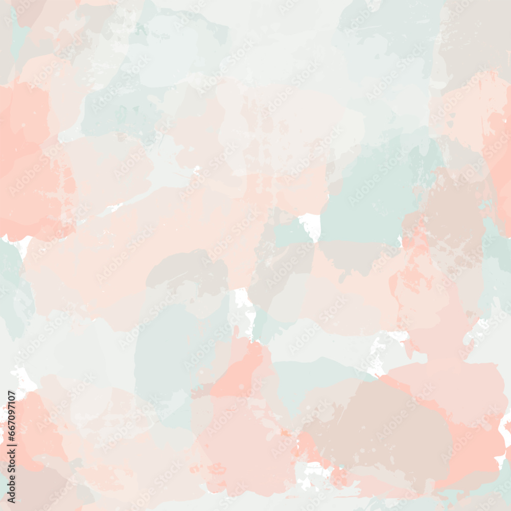 Watercolor seamless pattern, pink colors girly print, tie dye pastel background