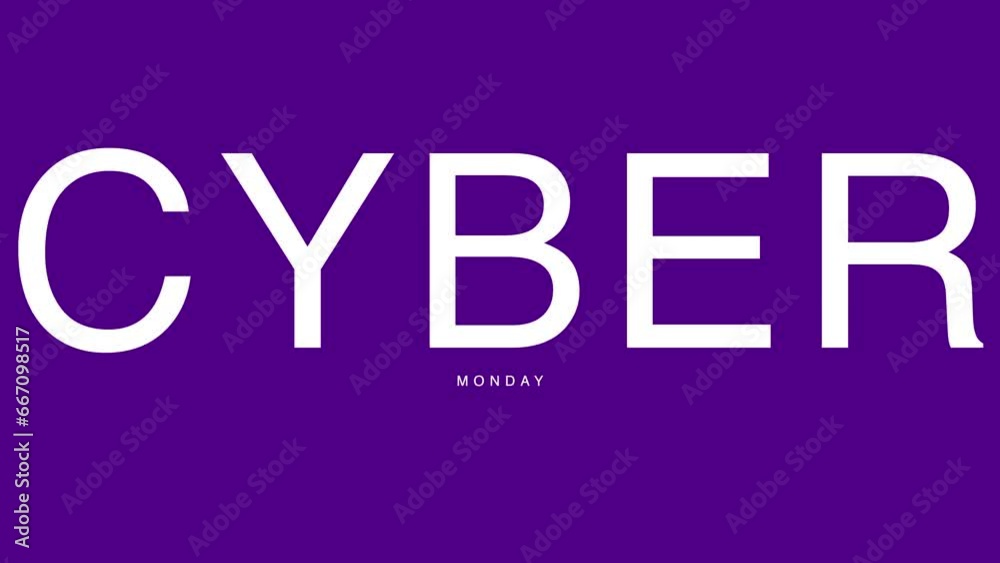 Modern Cyber Monday text on purple gradient, motion abstract holidays, minimalism and promo style background Modern Cyber Monday text on purple gradient, motion abstract holidays, minimalism and promo style background