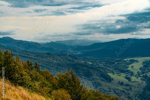 Polonina Wetlinska, Bieszczady mountain, Bieszczady National Park, Poland.