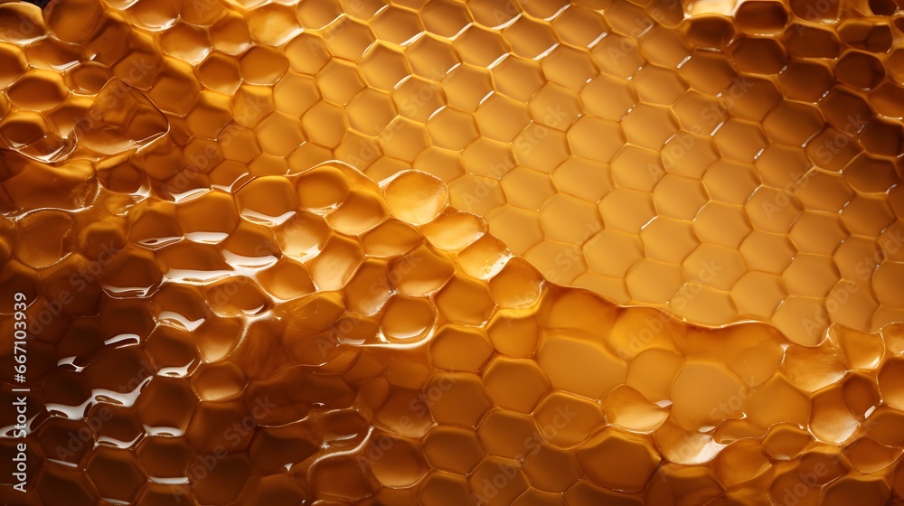 texture nid d'abeille, généré par IA - obrazy, fototapety, plakaty 