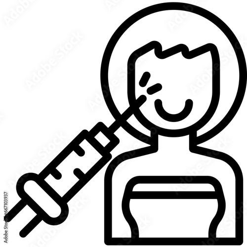 botox,cosmetic surgery,towel,beauty,injection,treatment,syringe,clinic,user,woman,medical.svg