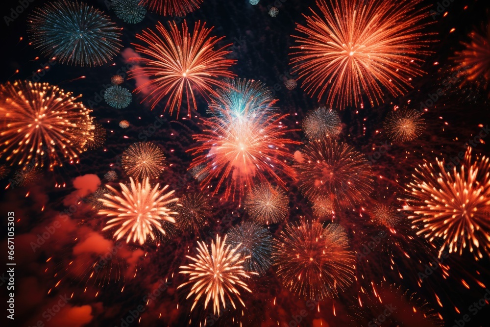 massive firework illuminating the dark sky massive firework illuminating the dark sky
