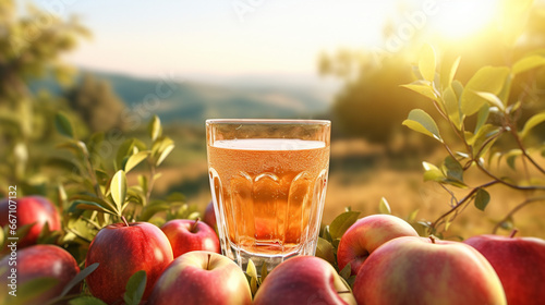 apple juice ad concept
