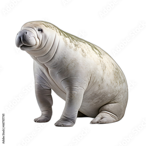 manatee isolated on transparent or white background