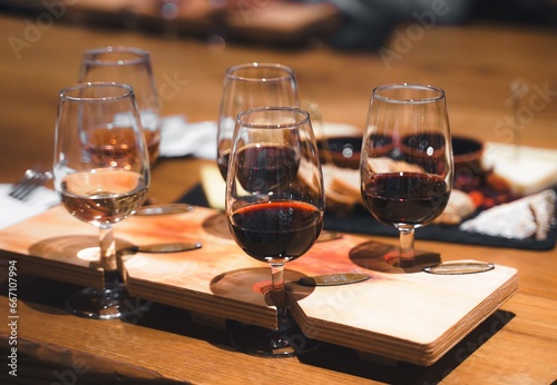 Valokuva Dinner, wine tasting at old winery