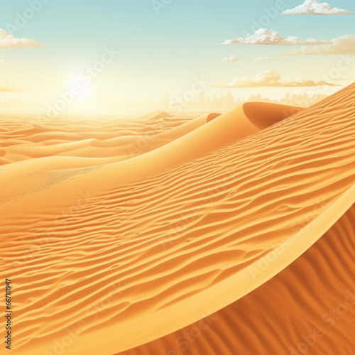beautiful sand dune desert landscape background