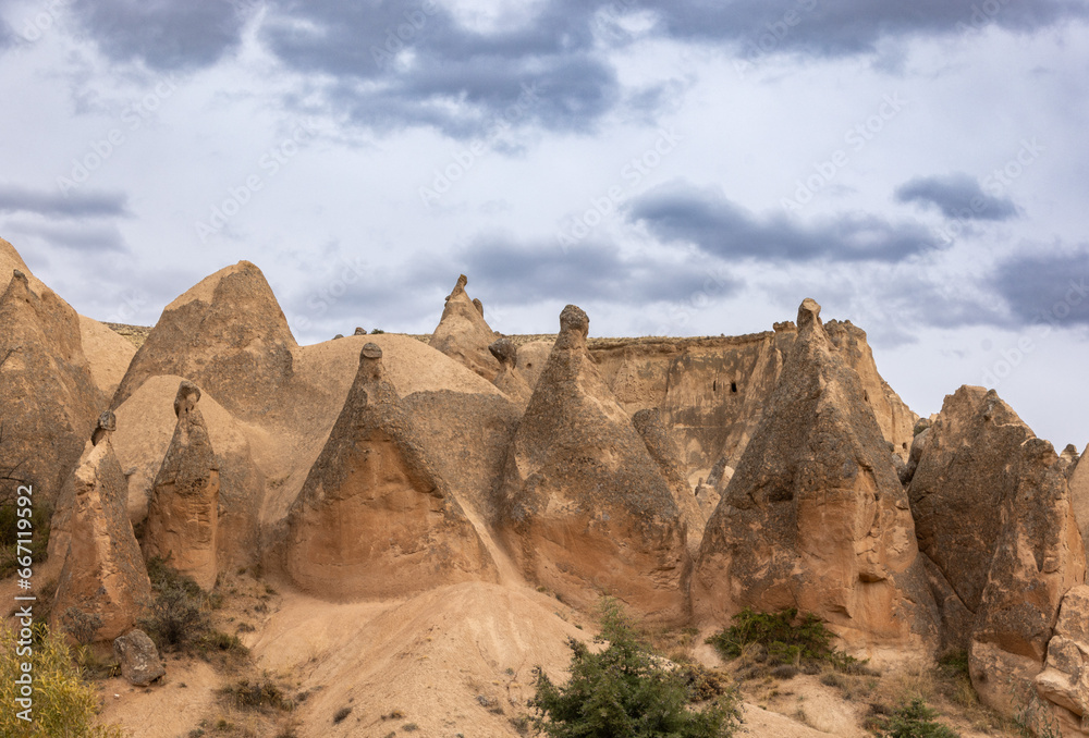 Fototapeta premium Rock Formation in the Devrent Valley in Cappadocia, Camel Valley, Turkey .