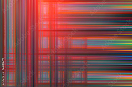 Trendy abstract background with crossed red stripes.