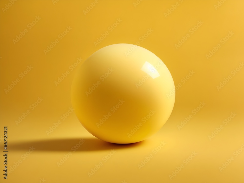 yellow ball on yellow background yellow ball on yellow background