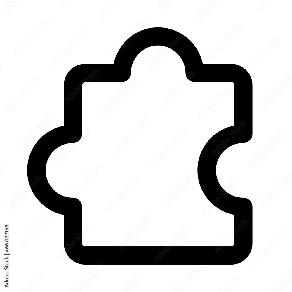 Puzzle Line Icon