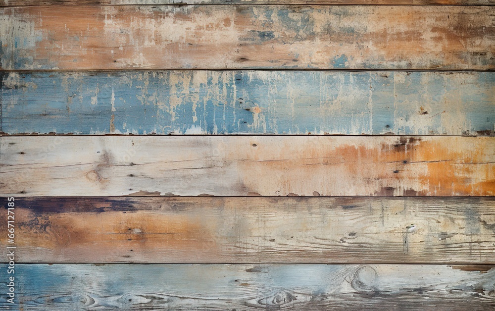 Beautiful Pastel blue and beige color texture of old cracked wooden boards. Horizontal artistic background with space for design. Beautiful Pastel blue and beige color texture of old cracked wooden boards. Horizontal artistic background with space for design.