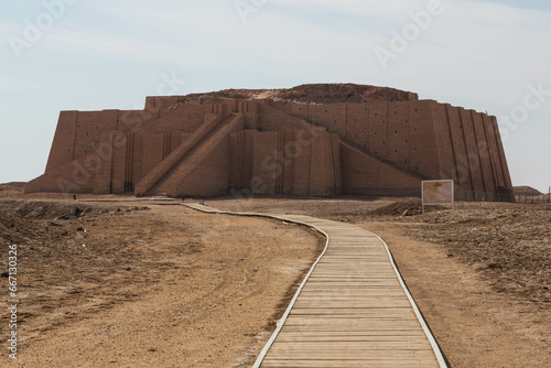Sumer Civilization Archaeological City of Ur - Ziggurat Ur photo