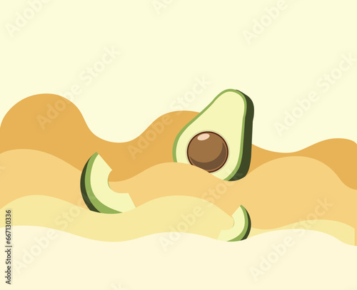 Avocado with Honey Milk