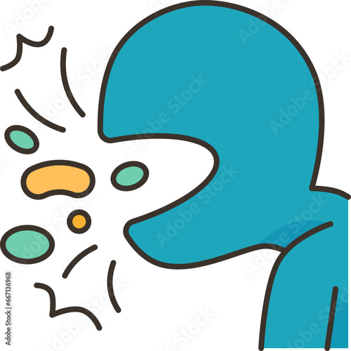 choking food  icon
