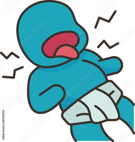 choking baby  icon