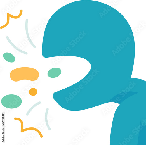 choking food  icon