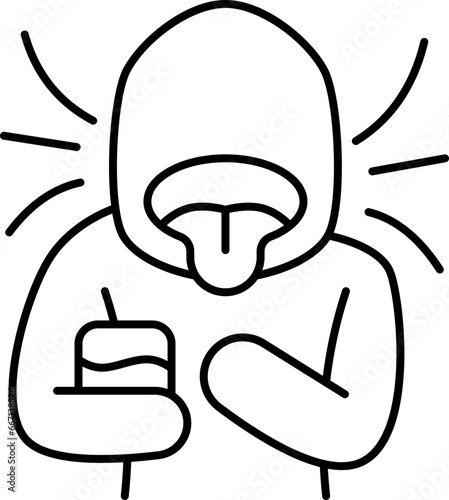 choking water  icon