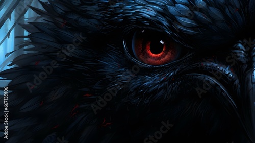 Eye illustration background, pupil and iris design