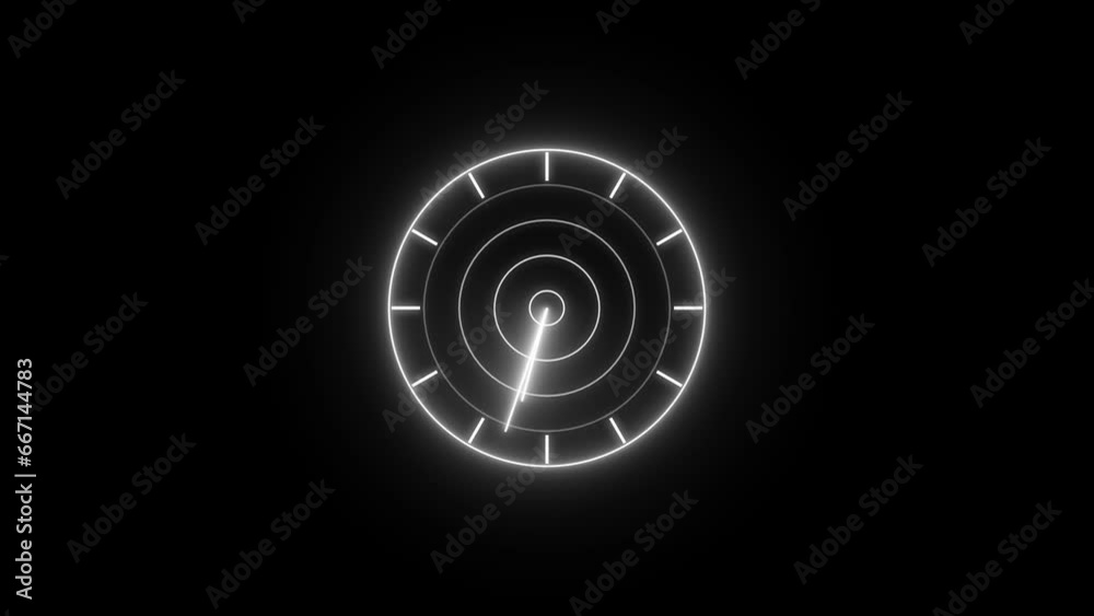 abstract glowing neon clock animation 4k abstract glowing neon clock animation 4k