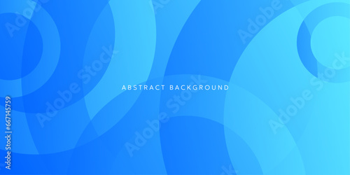 blue abstract background with overlapping circles and curves