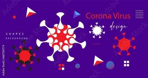 Coronavirus 2019-nCoV. Coronavirus outbreak and coronaviruses influenza background as dangerous flu strain cases as a pandemic.