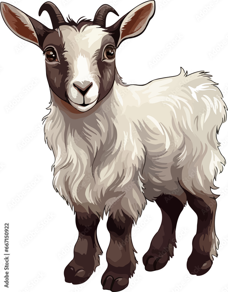 Fototapeta premium Cute goat