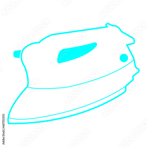 iron icon illustration vector