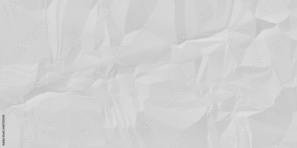 Fototapeta premium White paper crumpled texture. white fabric textured crumpled white paper background. panorama white paper texture background, crumpled pattern texture background.