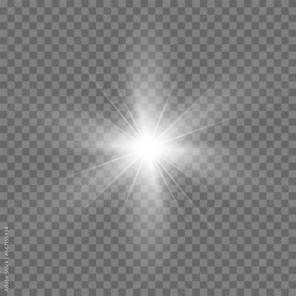Dust sparks, golden stars shine special light.