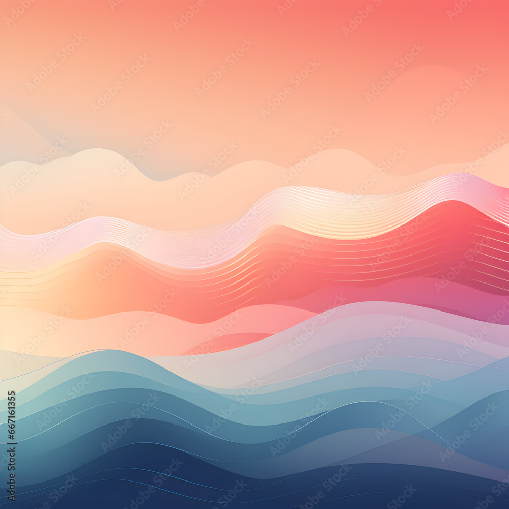 Fototapeta premium abstract background with waves