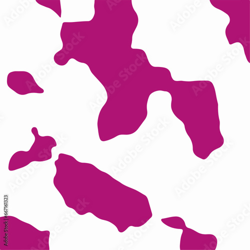 Abstract Cow skin texture. Piebald  skin vector with geographic land shape. 3d world map continent . can be used in leather bag, shoes, back cover and jacket