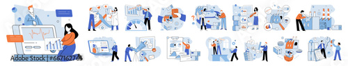 Performance indicator. Vector illustration. Measuring performance accurately requires reliable data Achieving objectives is measure performance success Performance evaluation involves analyzing key