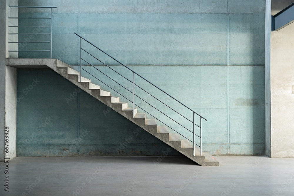 Obraz premium Stairs Mockup Created with Generative AI