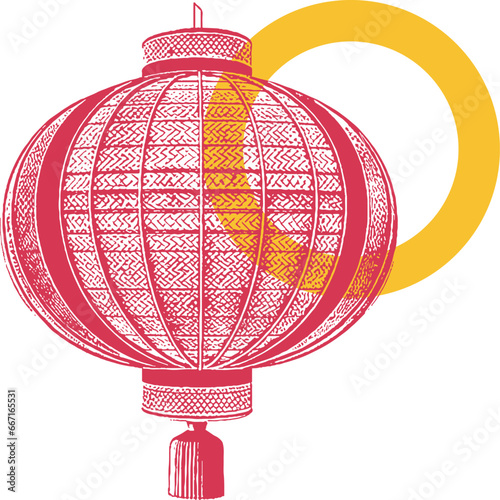 Olympic ring of Asia, lantern
