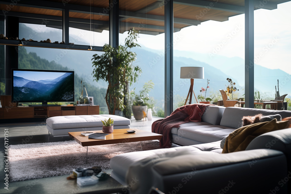 Contemporary living room. Real estate. Real estate agency. Real estate agent.
	