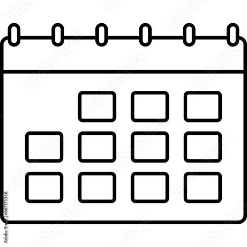 Calendar Line Icon
