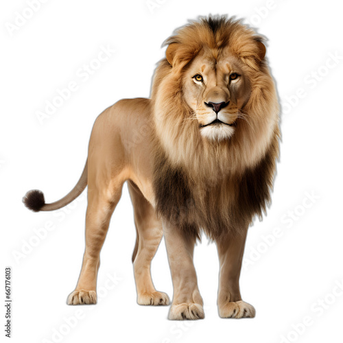 lion isolated on transparent or white background