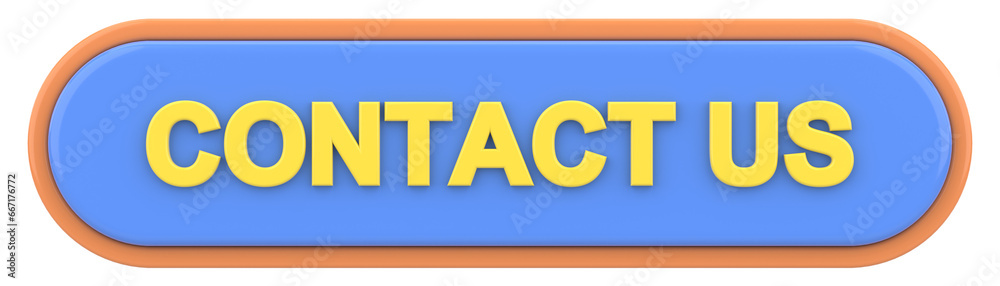 Contact us button. 3D illustration. Contact us button. 3D illustration.