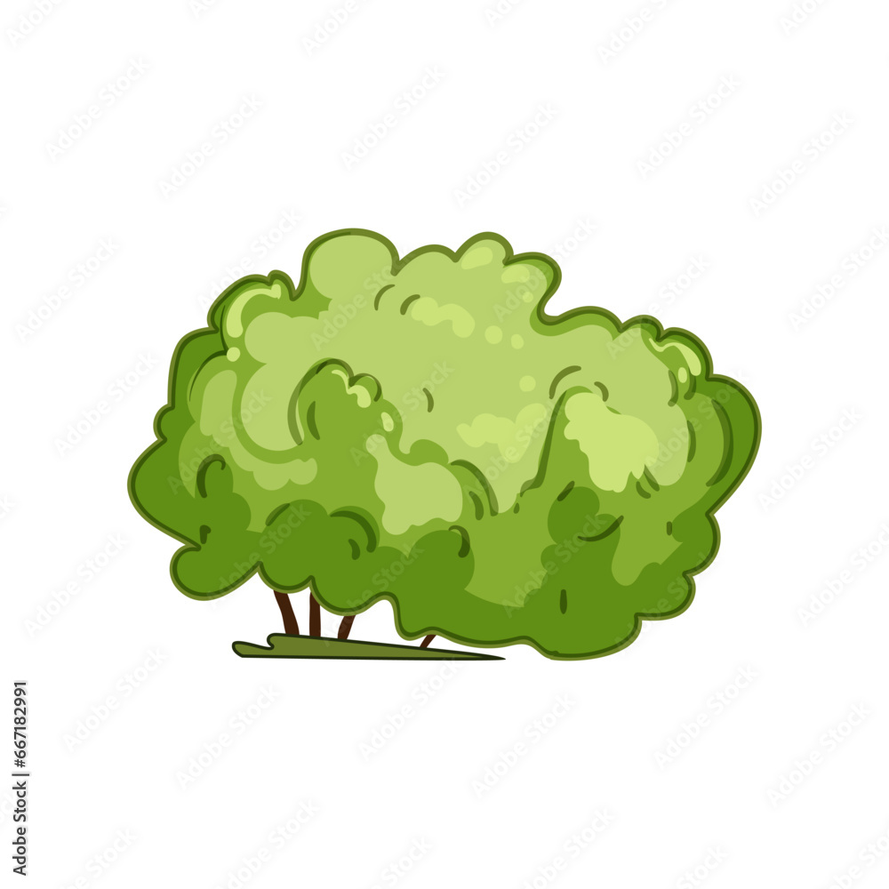 tree garden shrub cartoon. lawn landscaping, park grass, landscape green tree garden shrub sign. isolated symbol vector illustration tree garden shrub cartoon. lawn landscaping, park grass, landscape green tree garden shrub sign. isolated symbol vector illustration