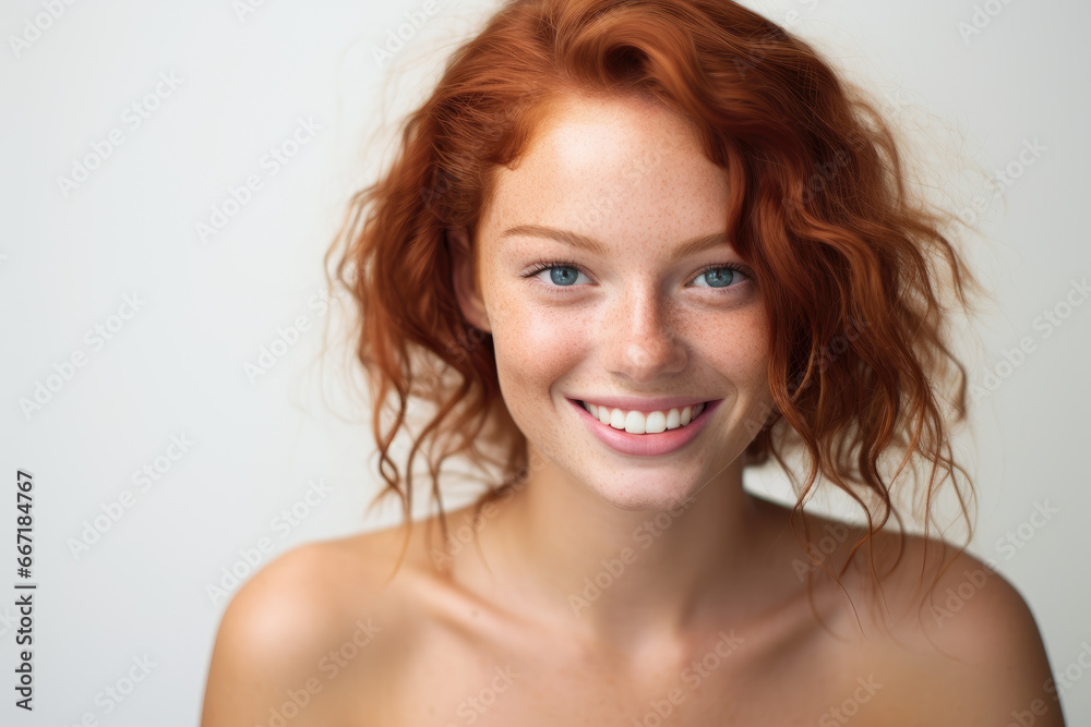 Red haired model Red haired model