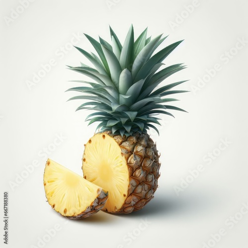 Mouthwatering Pineapple Bounty, GENERATIVE AI