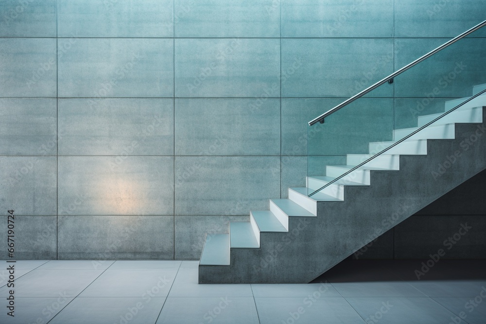 Obraz premium Stairs Mockup Created with Generative AI