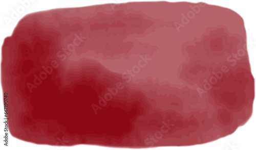 Red wine watercolor paint brush stroke