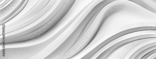 Abstract background with wavy surface in white colors