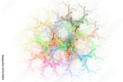 Abstract fractal background for art projects, 3d rendering