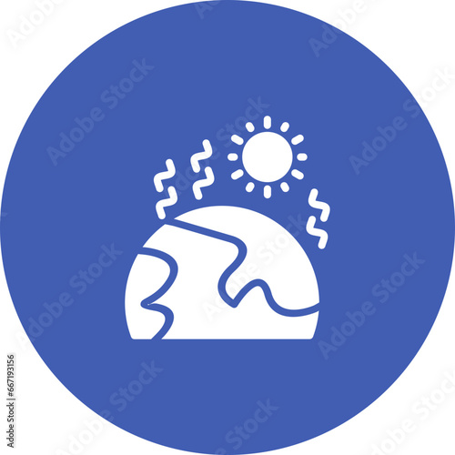 Greenhouse Effect Icon