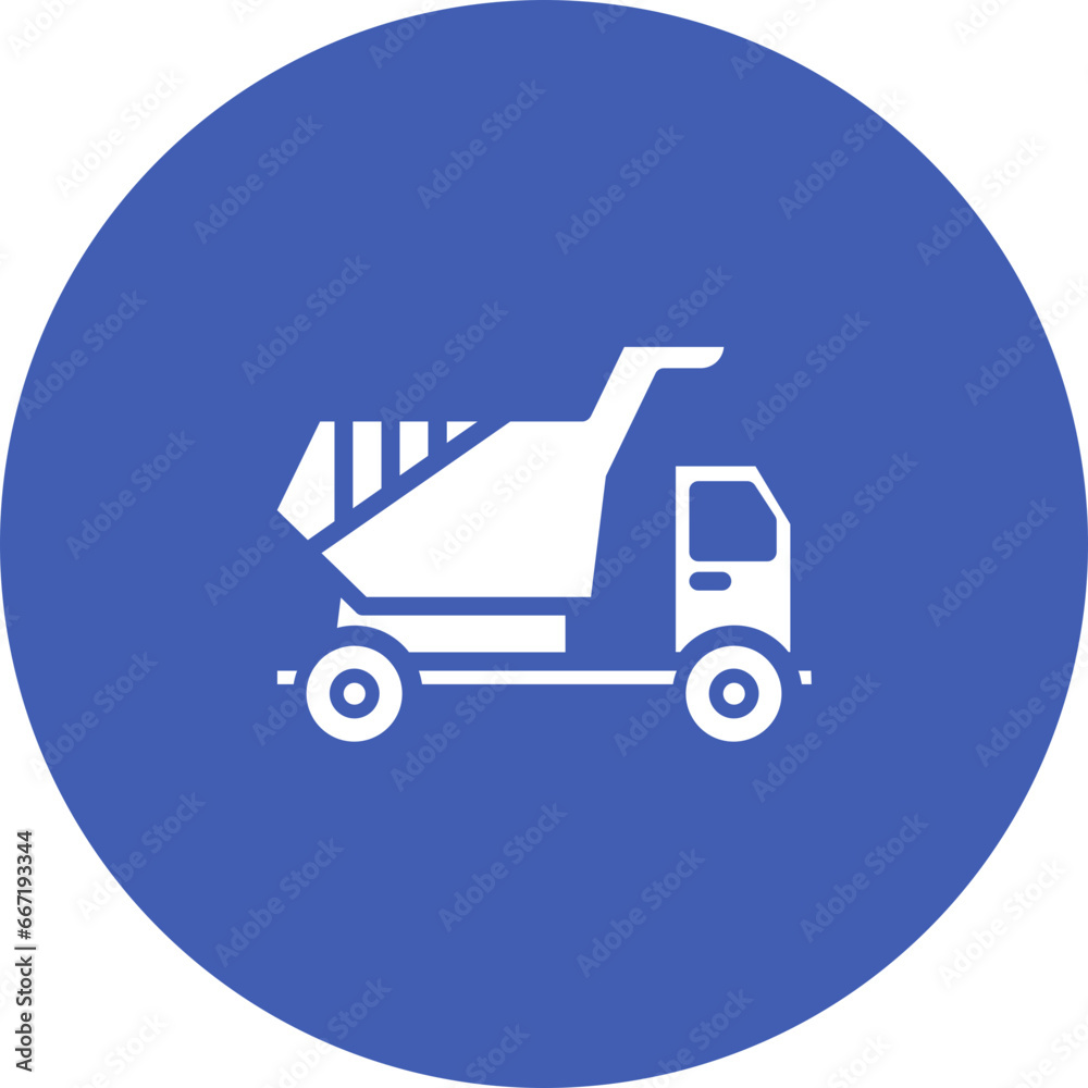 Fototapeta premium Dump Truck Icon